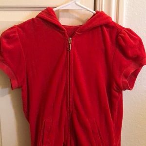 Short sleeved coral Juicy suit